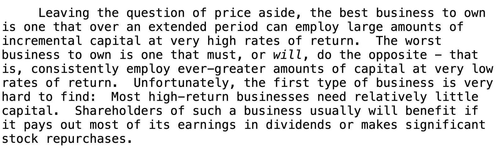 Buffett Quote
