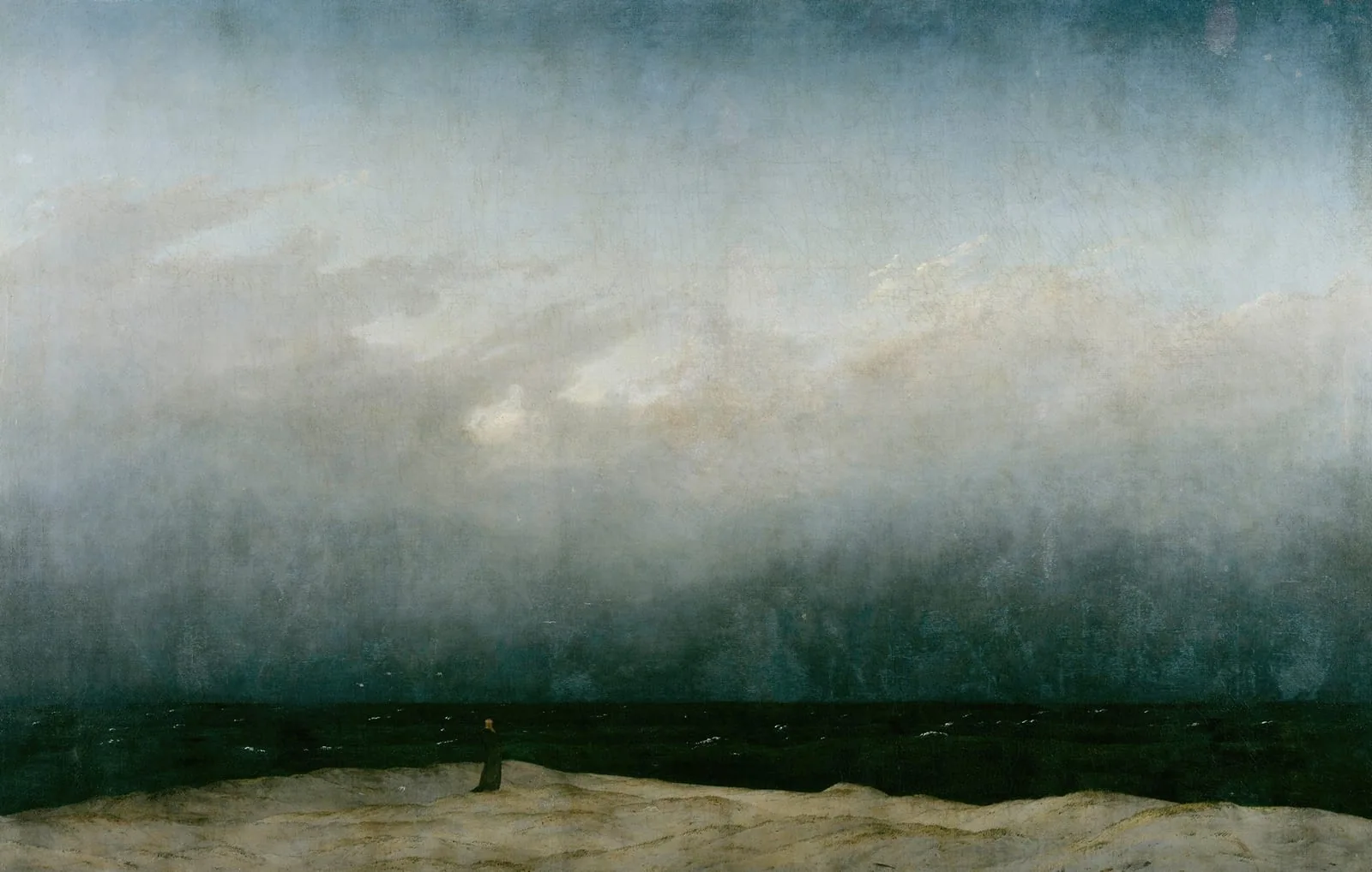 Caspar David Friedrich, Monk by the Sea, 1808-1810